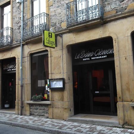 Hôtel Restaurant Le Saint Clément Exterior foto